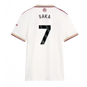 Fotbalové Dres Arsenal Bukayo Saka #7 Dámské Třetí Oblečení 2025-26 Krátký Rukáv